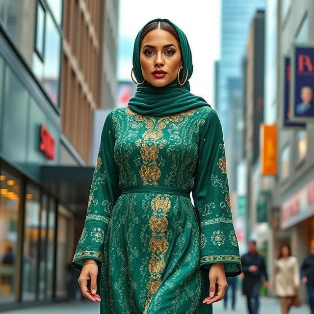 muslim y2k fashion jennifer lopez inspired